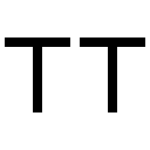 Text All Caps SVG Icon